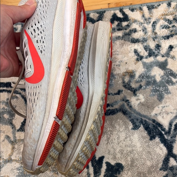 Nike Gray and Red Athletic Sneakers - Picture 7 of 7